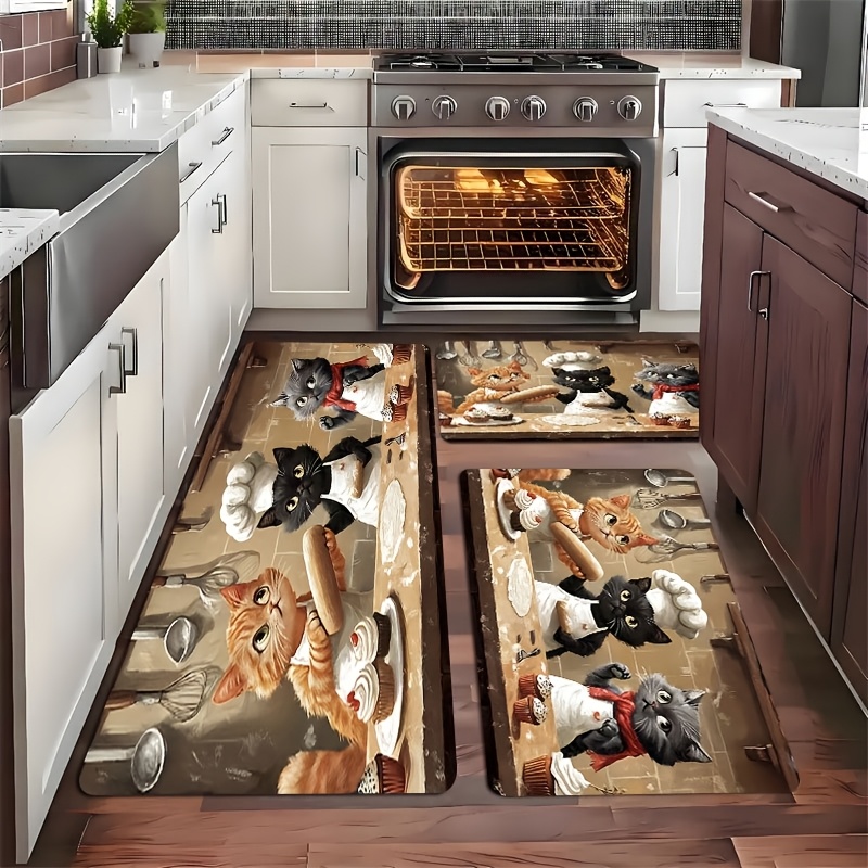Cute Chef Cat Kitchen Long Mat - Kitchen Living Baking Mats recensie en prijs