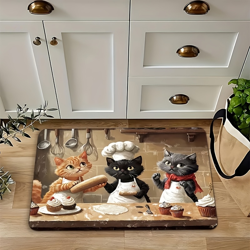 Cute Chef Cat Kitchen Long Mat - Kitchen Living Baking Mats recensie en prijs