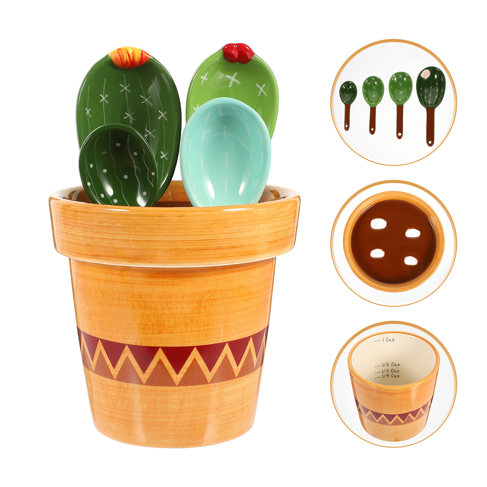1Set Cactus Design Ceramic Mea - Baking (Kitchen Ingredient) recensie en prijs