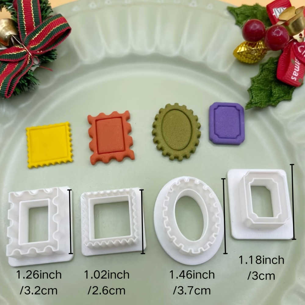4pcs Holiday Photo Frame Cooki - Kitchen Baking Cookies recensie en prijs