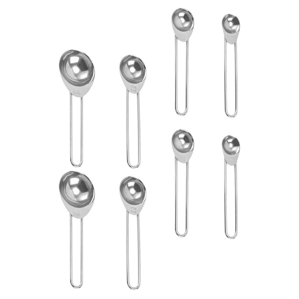 8Pcs Premium Stainless Measuri - Baking (Kitchen Ingredient) recensie en prijs
