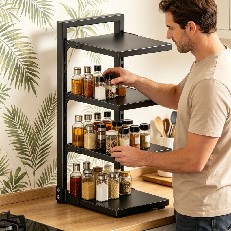 Adjustable Heavy Duty Stainles - Kitchen Baking Pan Organizer recensie en prijs