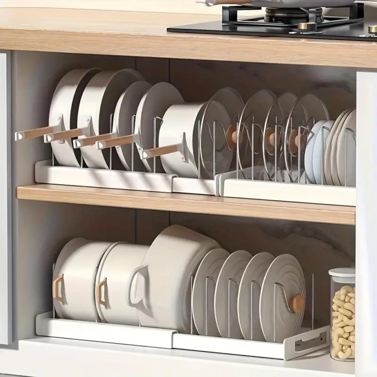 Expandable Kitchen Pot Pan Org - Kitchen Baking Pan Organizer recensie en prijs