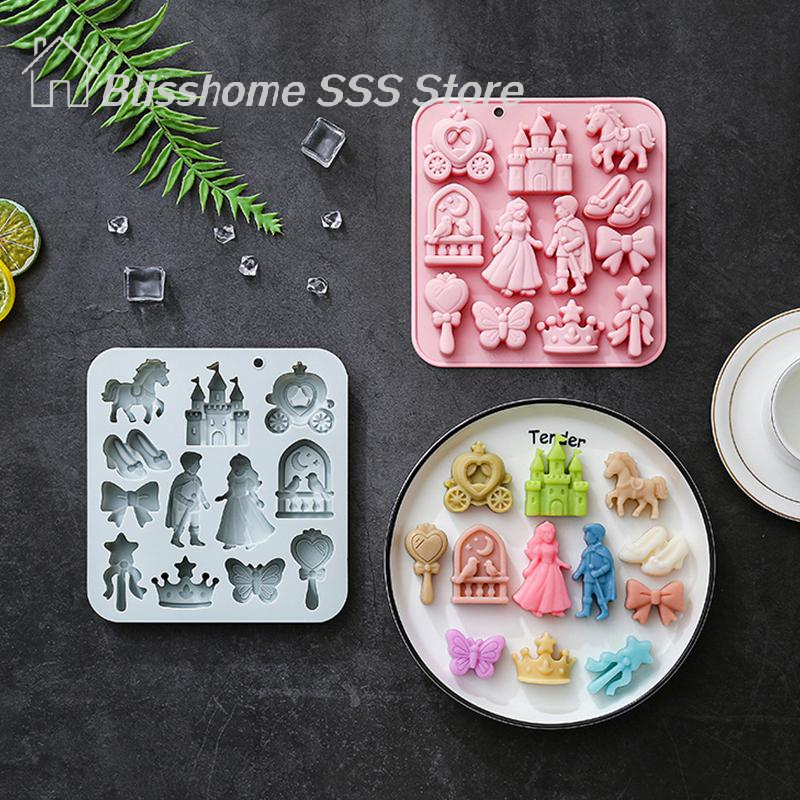 【S】12 Cavity Prince, Princess  - Silicone Cake Mold recensie en prijs