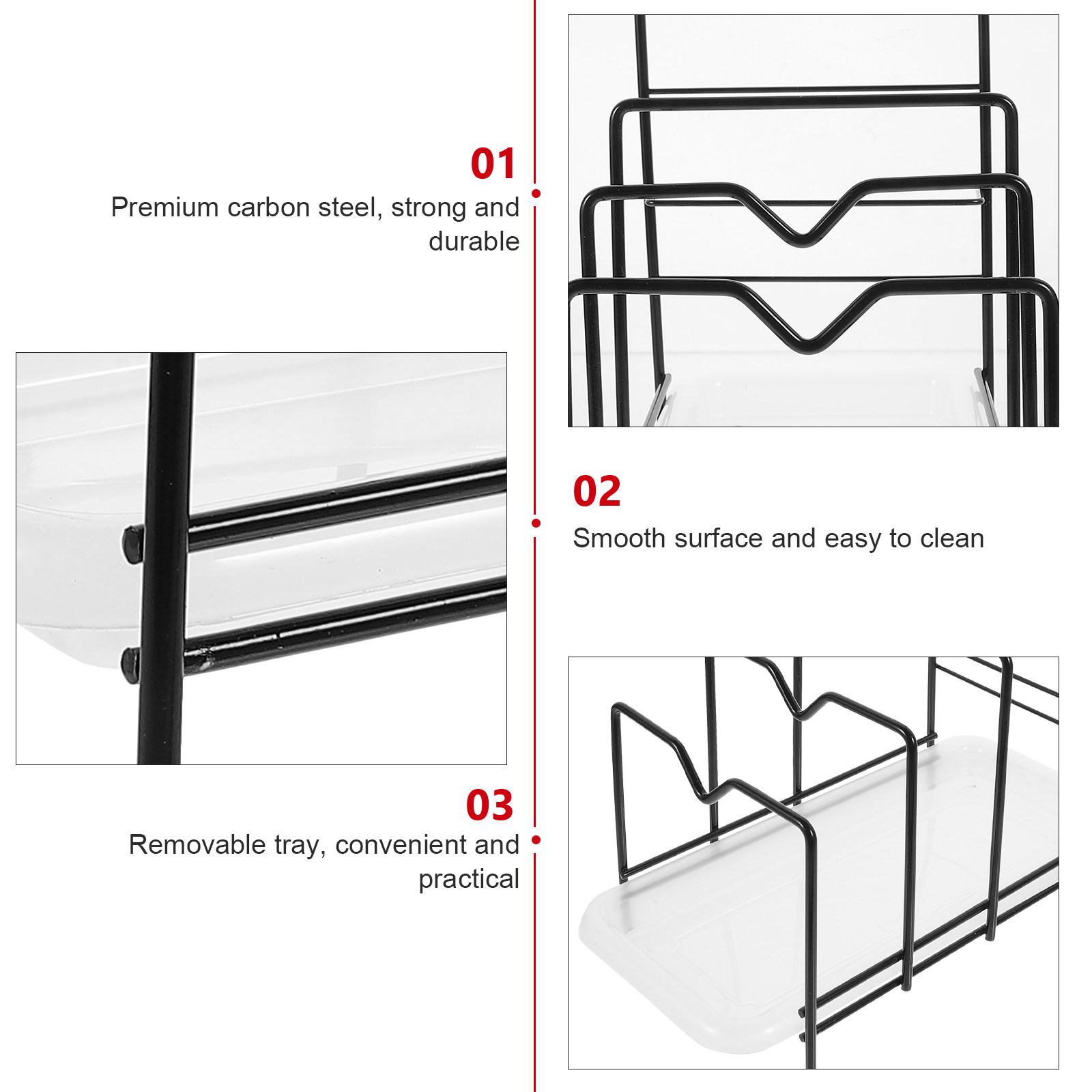 Pot Lid Organizer Cutting Boar - Kitchen Baking Tray Rack recensie en prijs