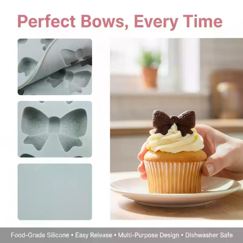 Bow Chocolate Silicone Mold, 6 - Silicone Cake Mold recensie en prijs
