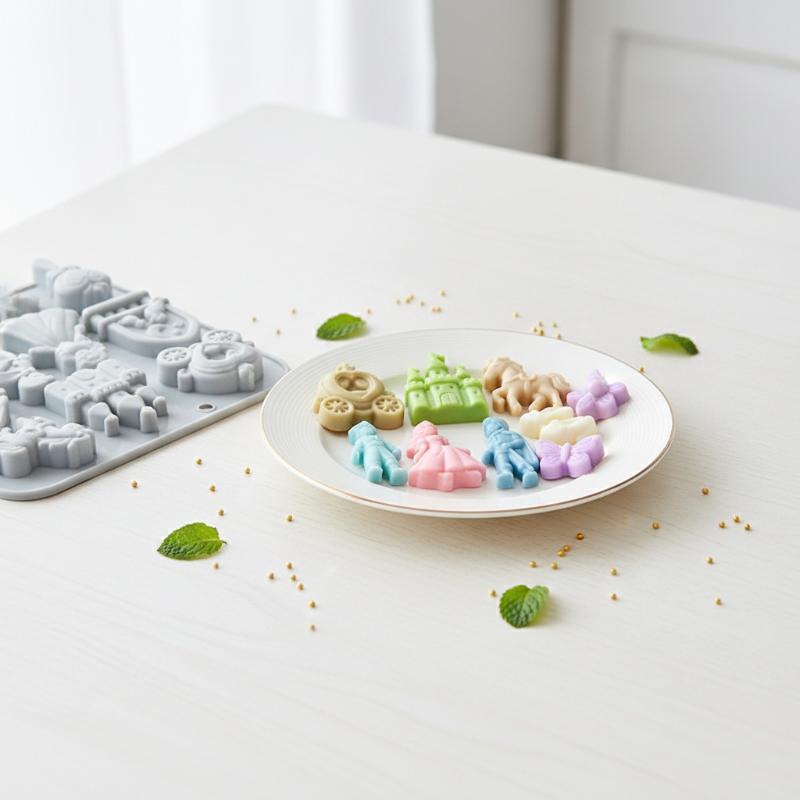 12 Cavity 3D Bow Castle Horse  - Silicone Cake Mold recensie en prijs