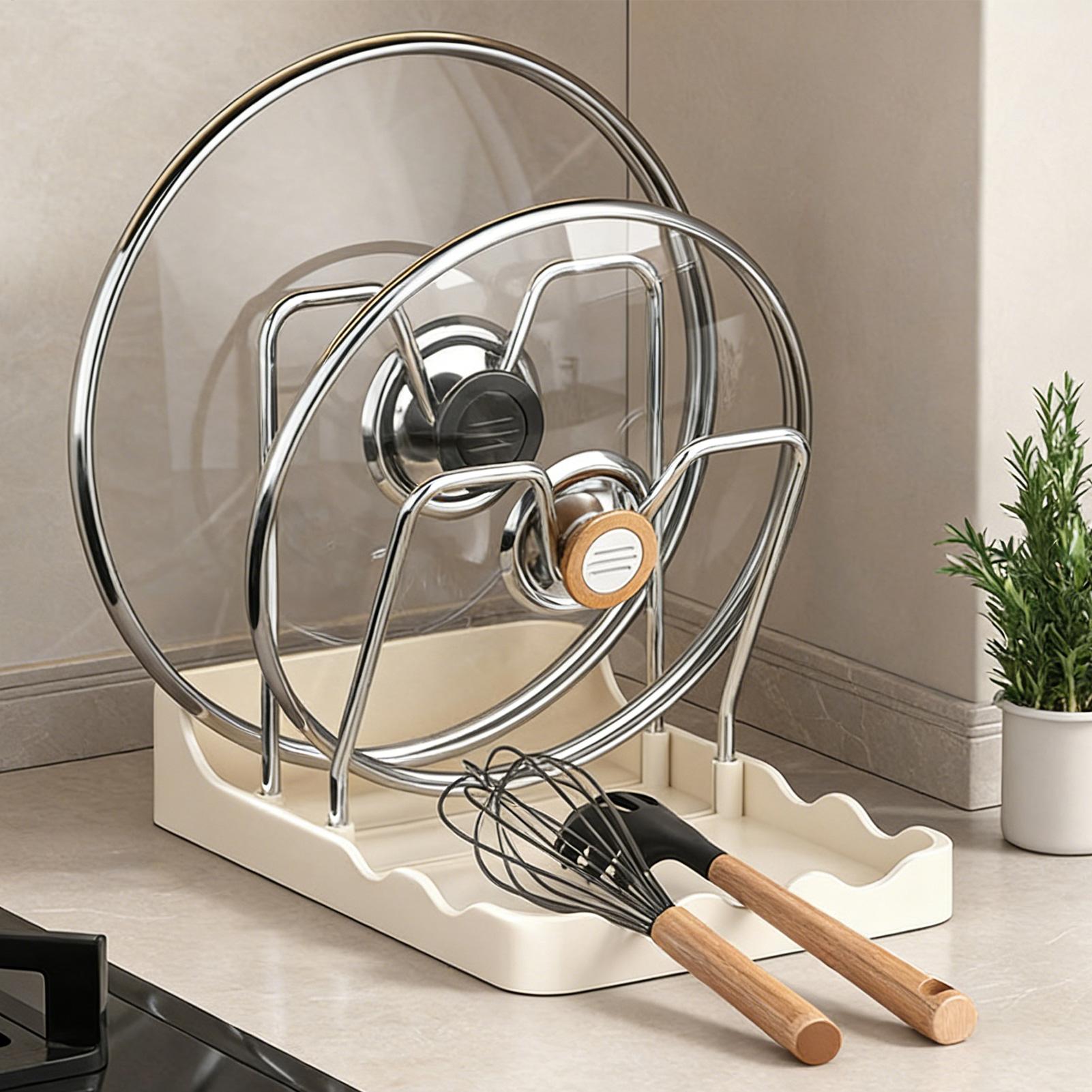 Pot Lid Holder Vertical Spoon  - Kitchen Baking Pantry recensie en prijs
