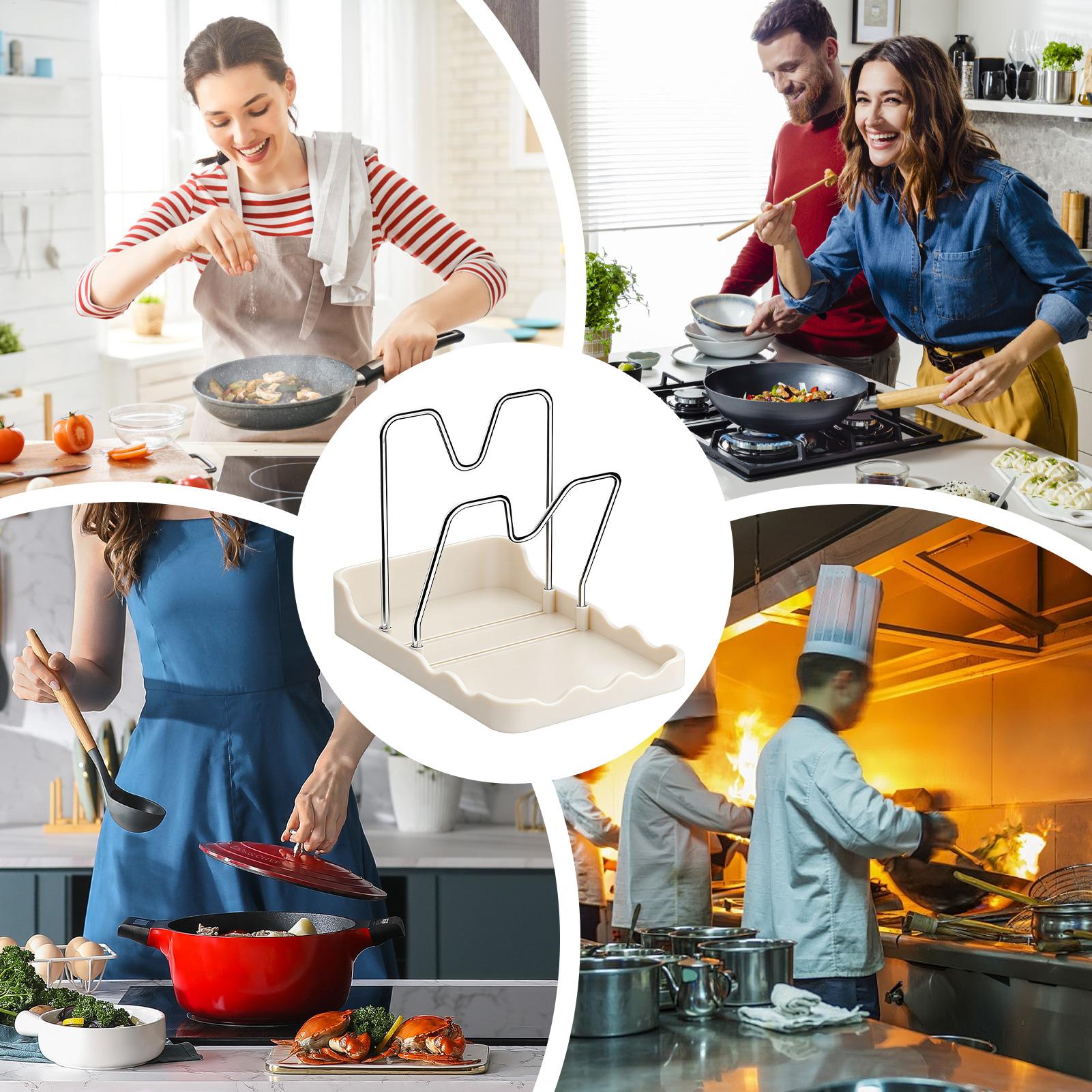 Pot Lid Holder Vertical Spoon  - Kitchen Baking Pantry recensie en prijs