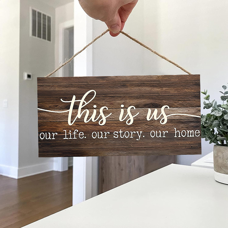 Rustic This is us Wall Hanging - Kitchen Queen recensie en prijs