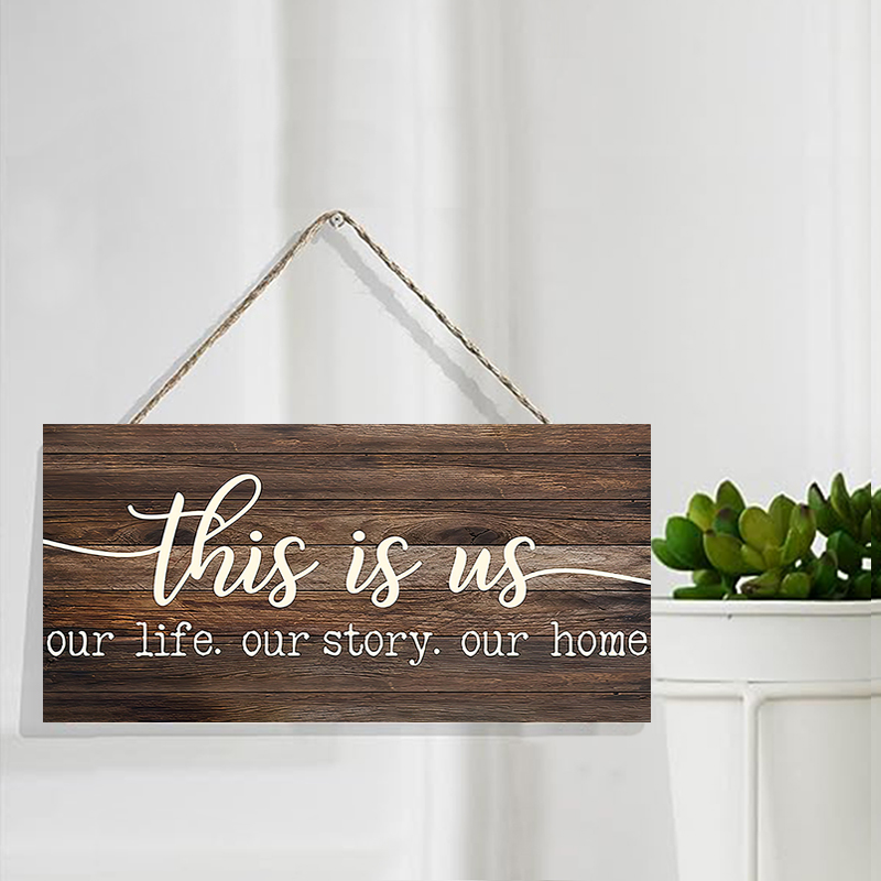 Rustic This is us Wall Hanging - Kitchen Queen recensie en prijs