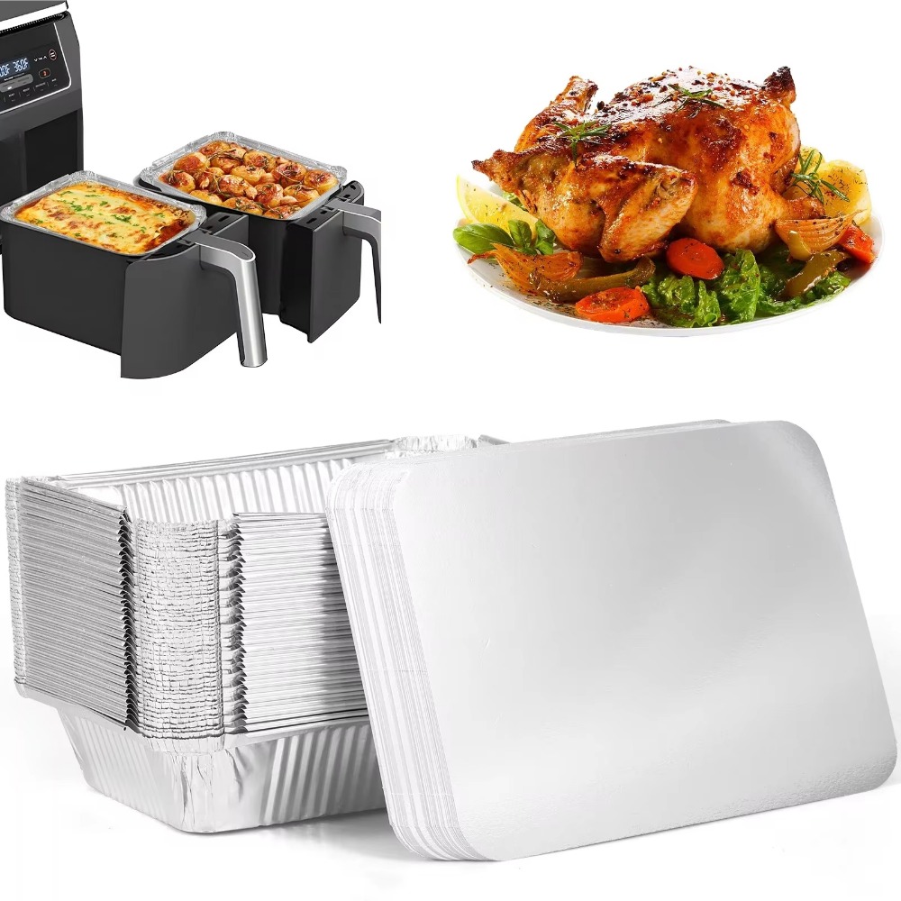 10PCS Disposable Aluminum Foil - Kitchen Baking Pan Storage recensie en prijs