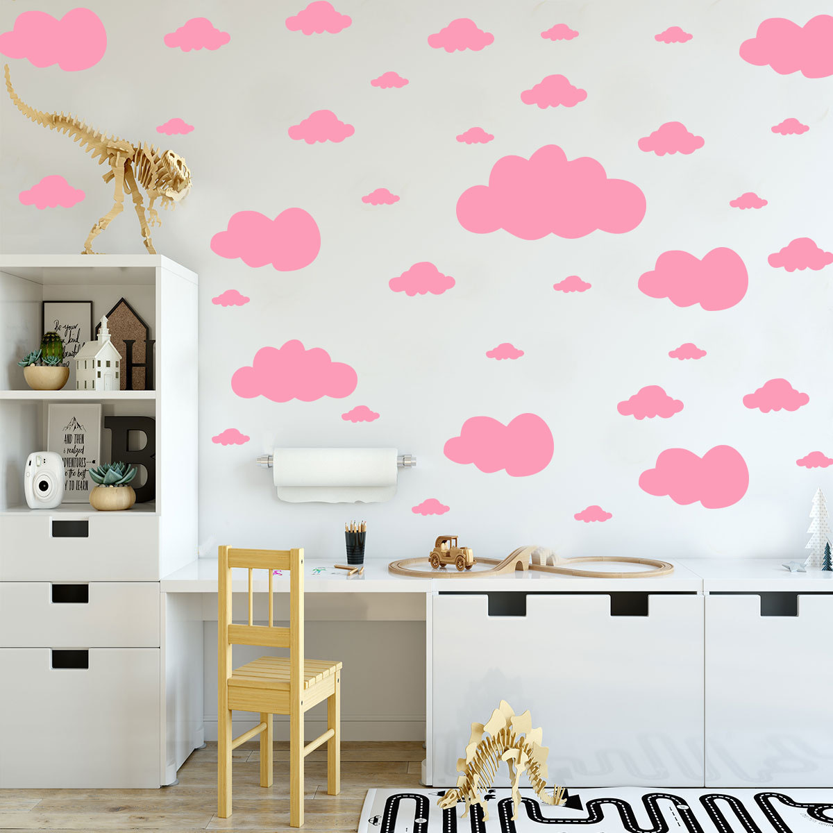 68 Pcs DIY Clouds Wall Sticker - Kitchen Queen recensie en prijs