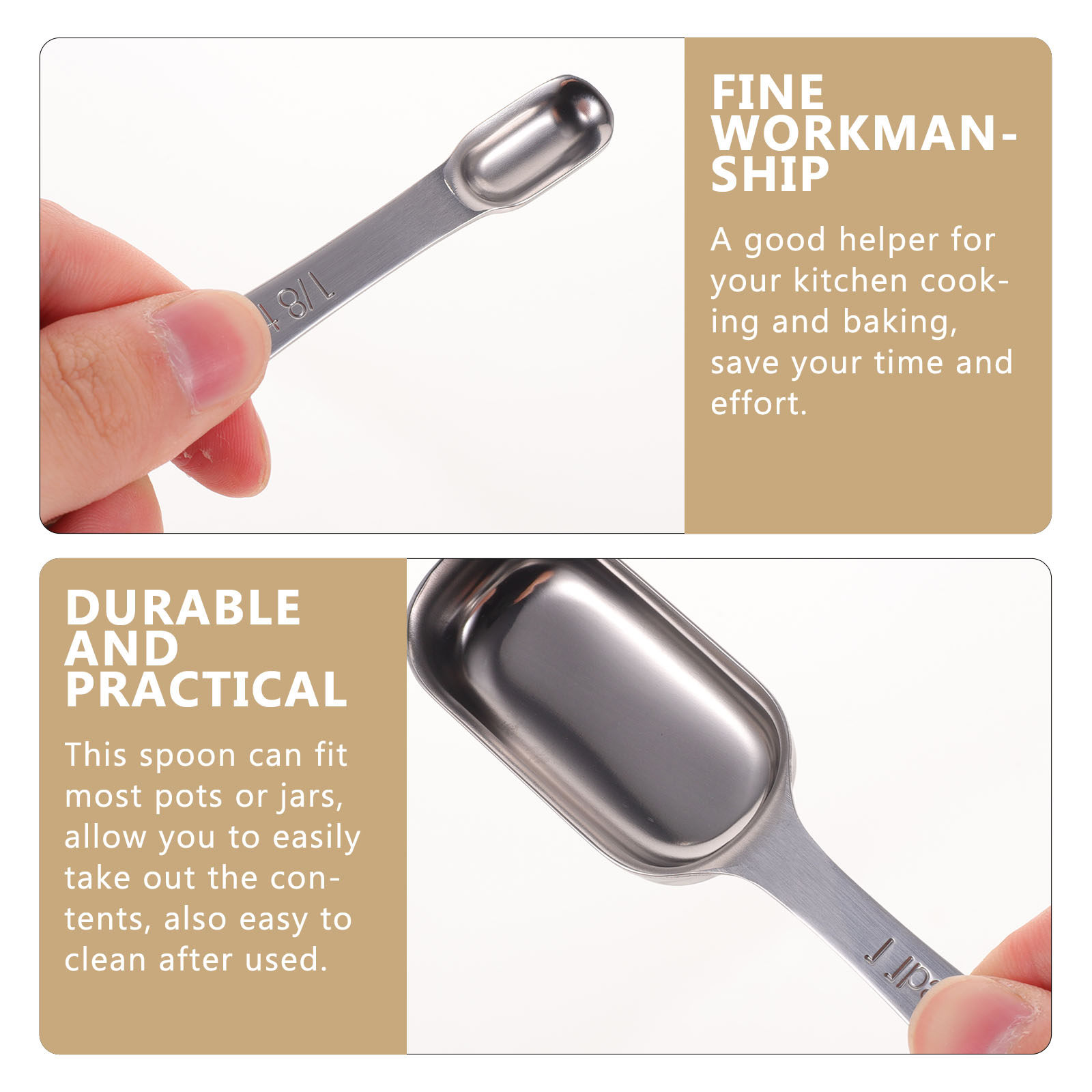 1Set Stainless Steel Measuring - Baking (Kitchen Ingredient) recensie en prijs