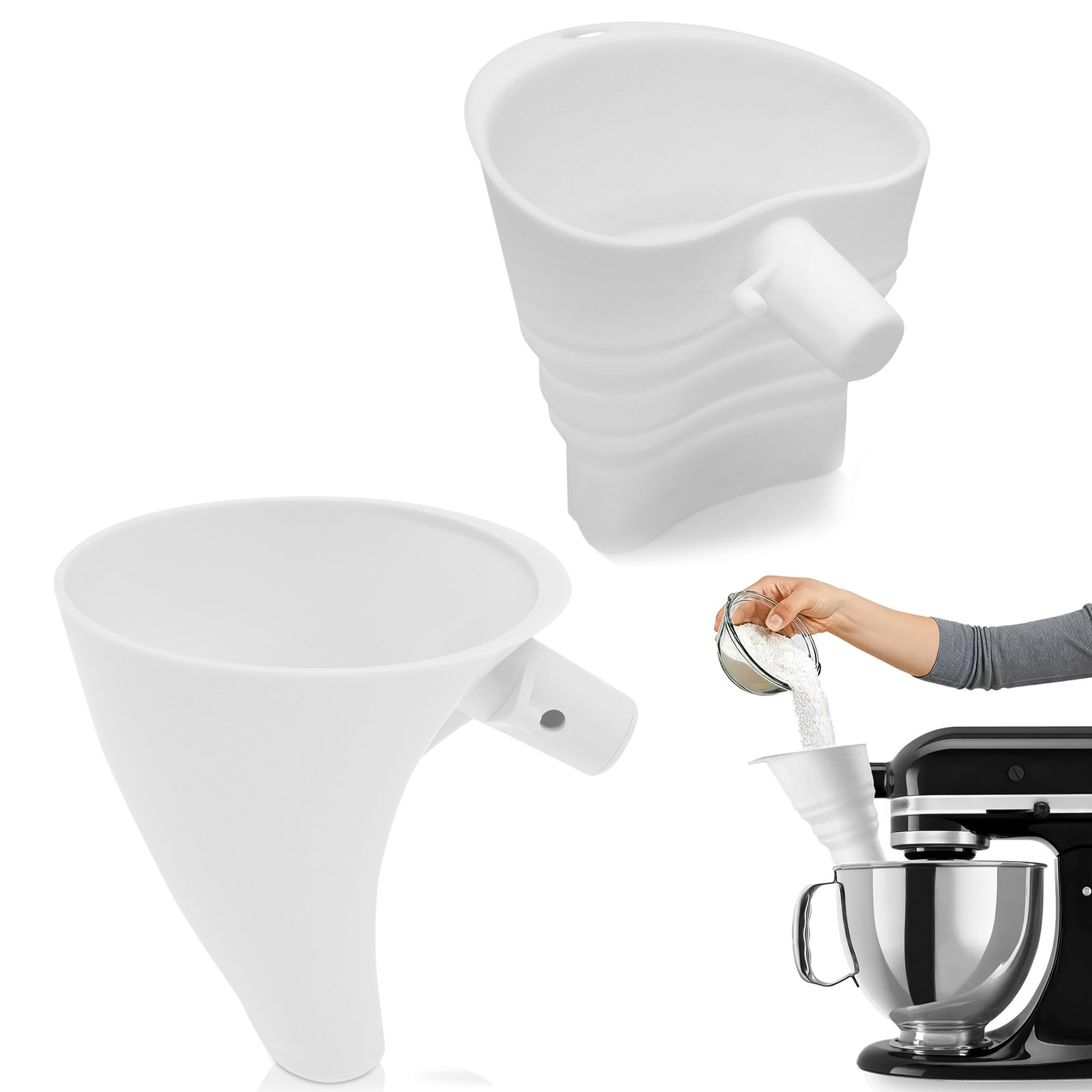 Silicone Flour Funnel for Kitc - Kitchen Baking Mess recensie en prijs