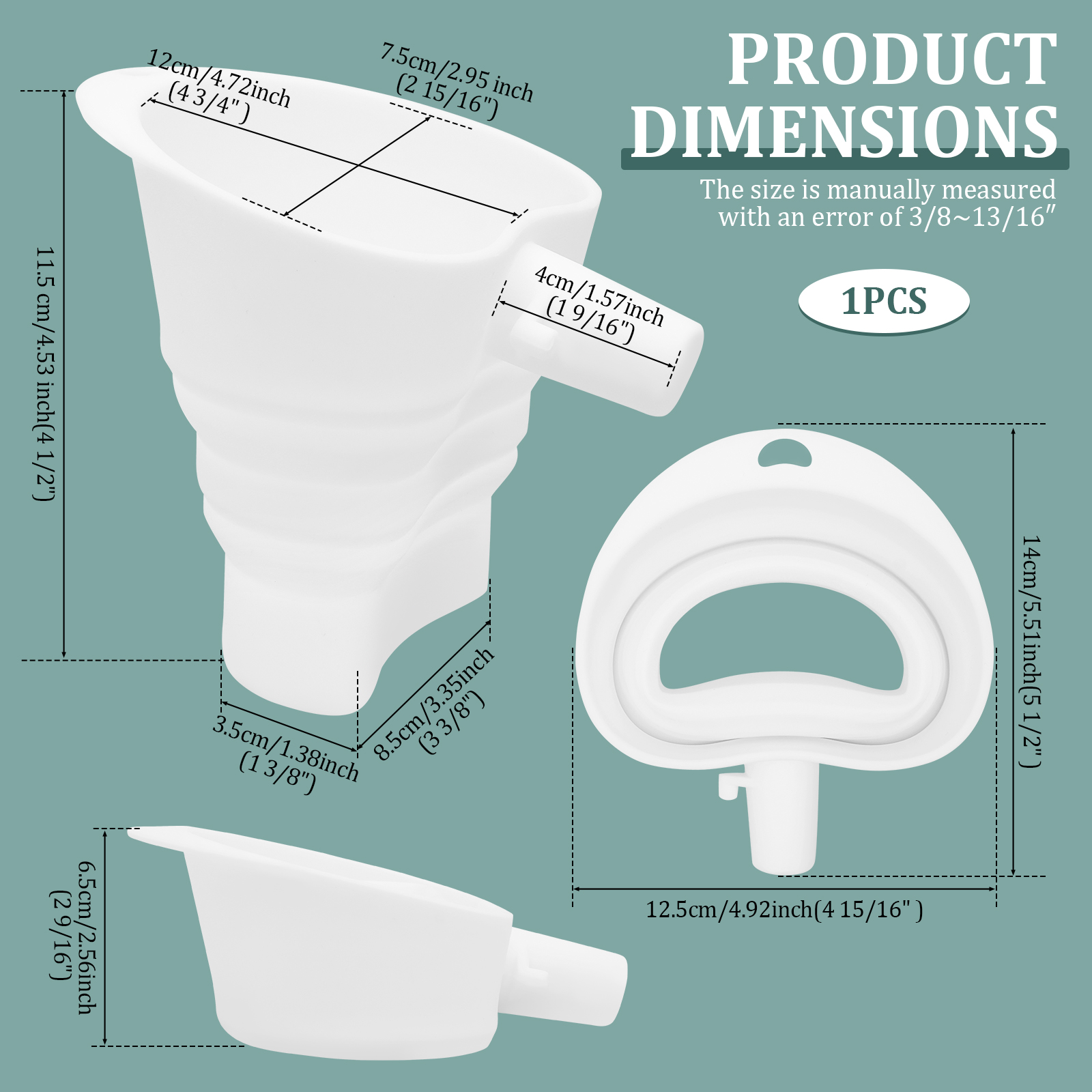 Silicone Flour Funnel for Kitc - Kitchen Baking Mess recensie en prijs