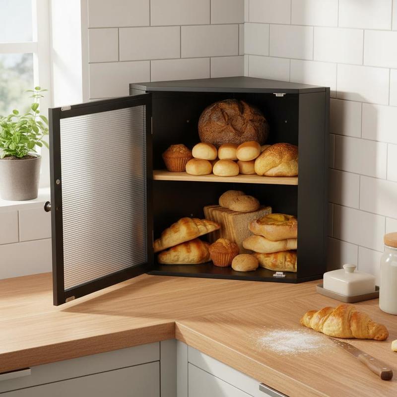 Bamboo Pastry Bin Double Layer - Kitchen Baking Pantry recensie en prijs