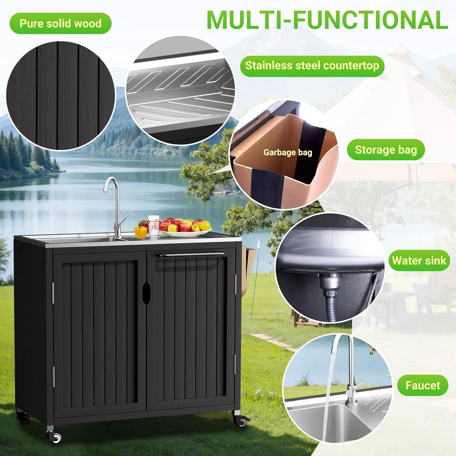 Outdoor Kitchen Island with 30 - Kitchen Queen recensie en prijs