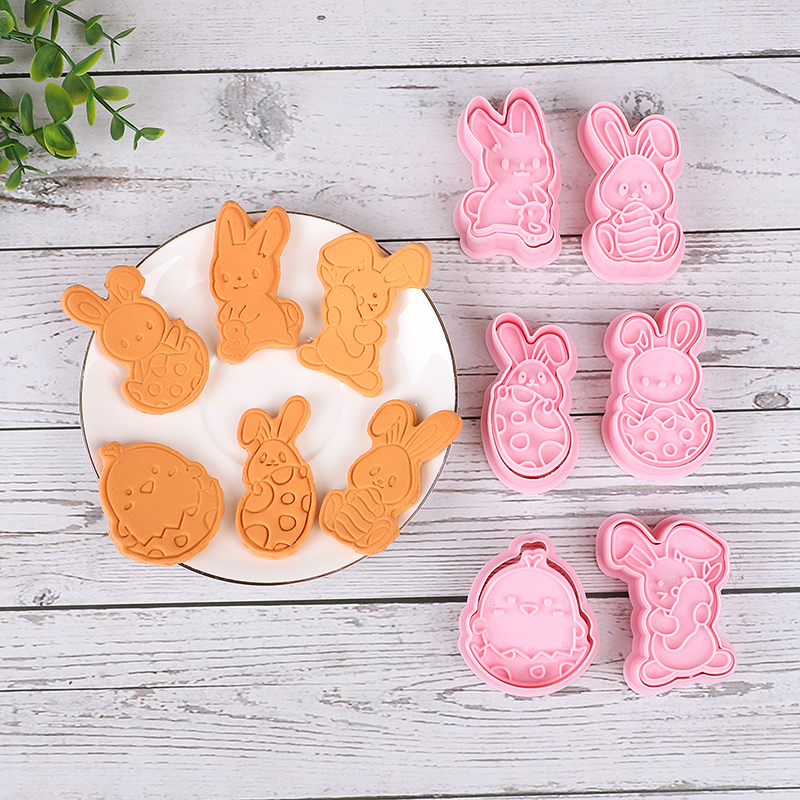 6pcs/Set Easter Bunny Cookie C - Kitchen Baking Cookies recensie en prijs