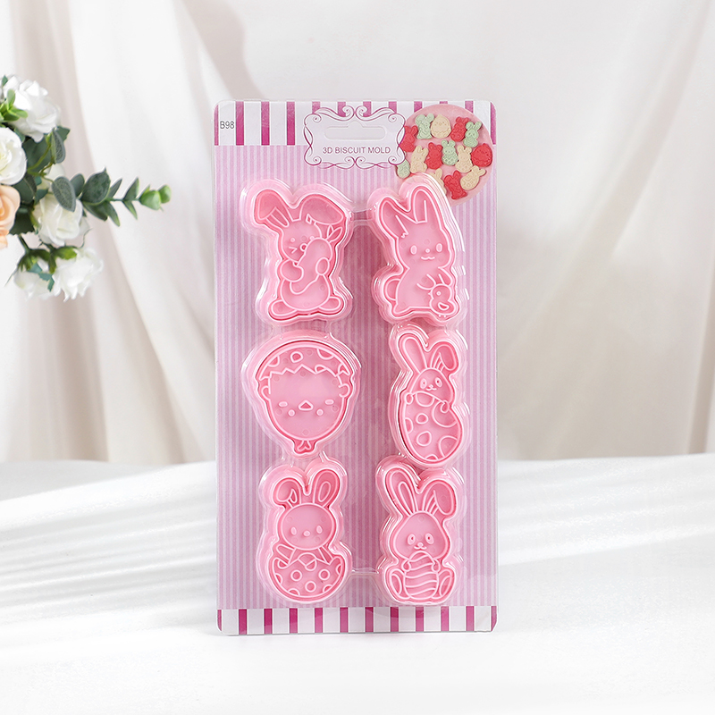 6pcs/Set Easter Bunny Cookie C - Kitchen Baking Cookies recensie en prijs