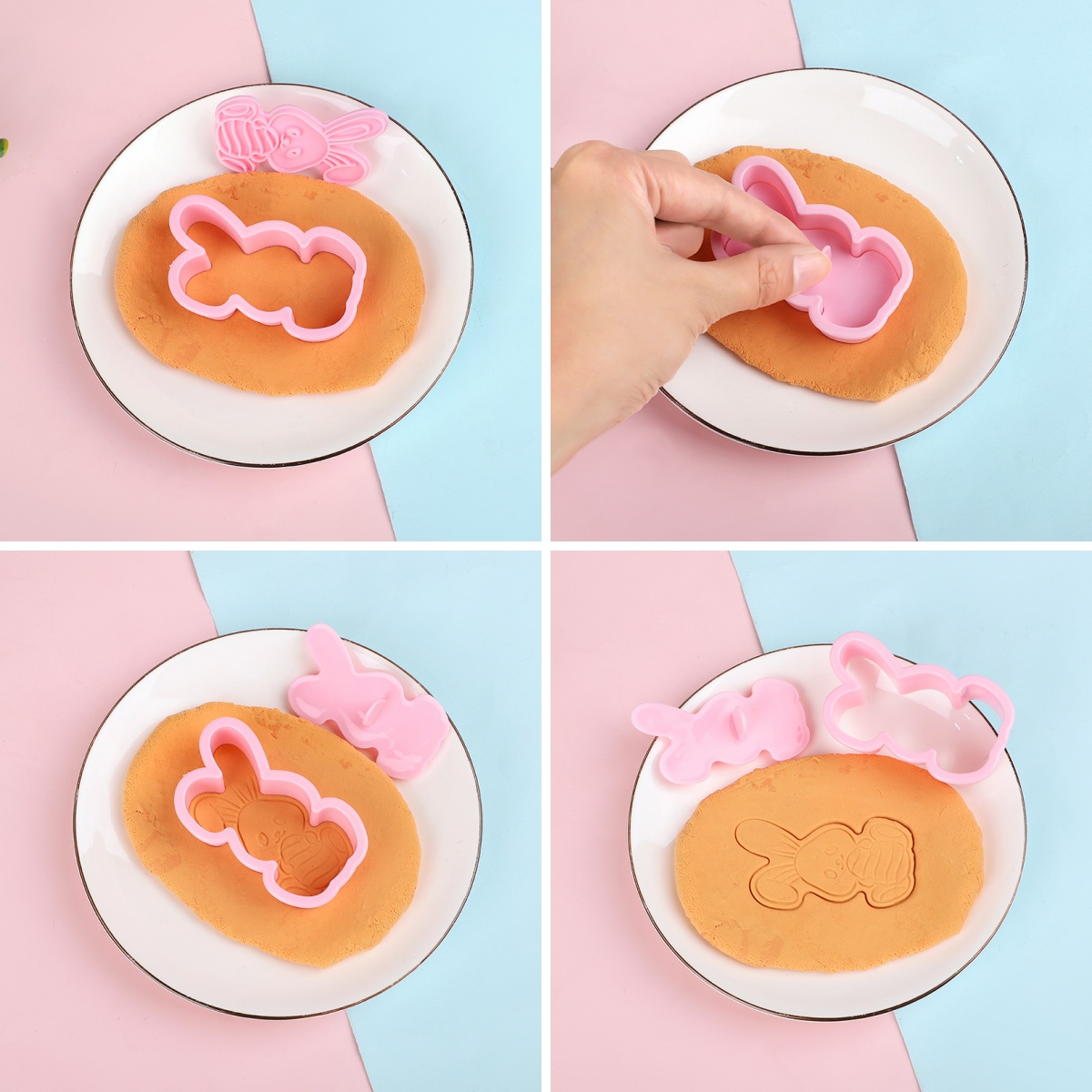 6pcs/Set Easter Bunny Cookie C - Kitchen Baking Cookies recensie en prijs