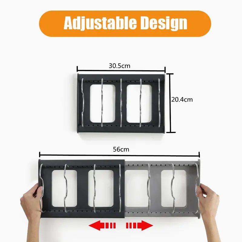 Expandable Stainless Steel Sto - Kitchen Baking Pan Organizer recensie en prijs