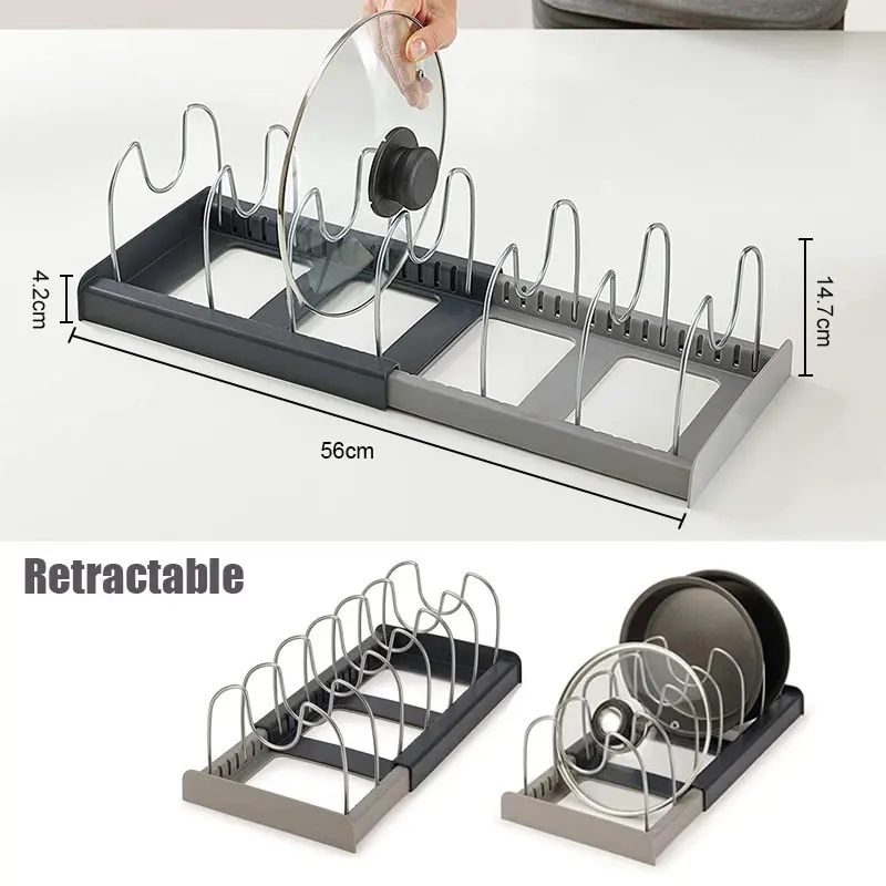 Expandable Stainless Steel Sto - Kitchen Baking Pan Organizer recensie en prijs