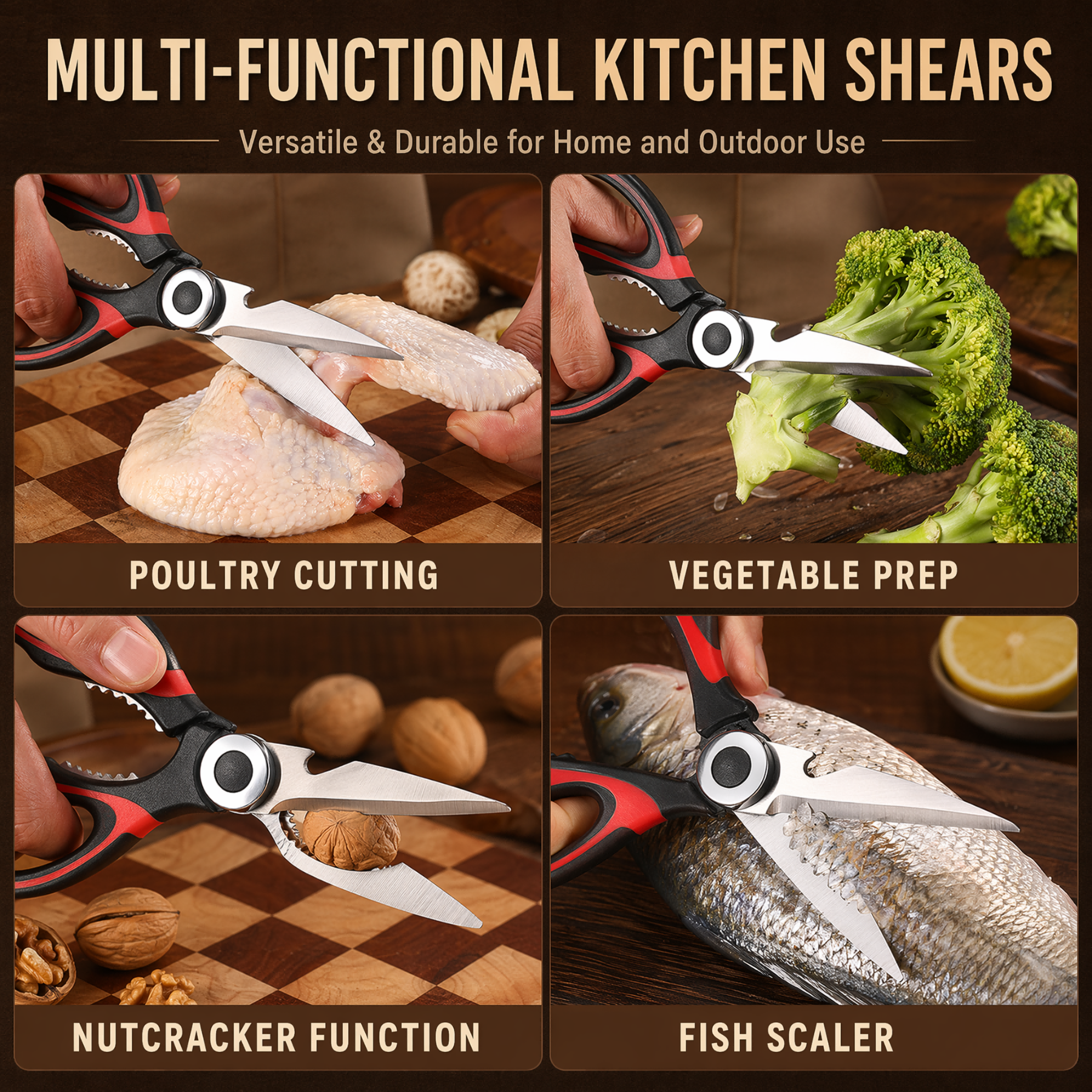 Multifunctional Stainless Stee - Kitchen Shears In Baking recensie en prijs