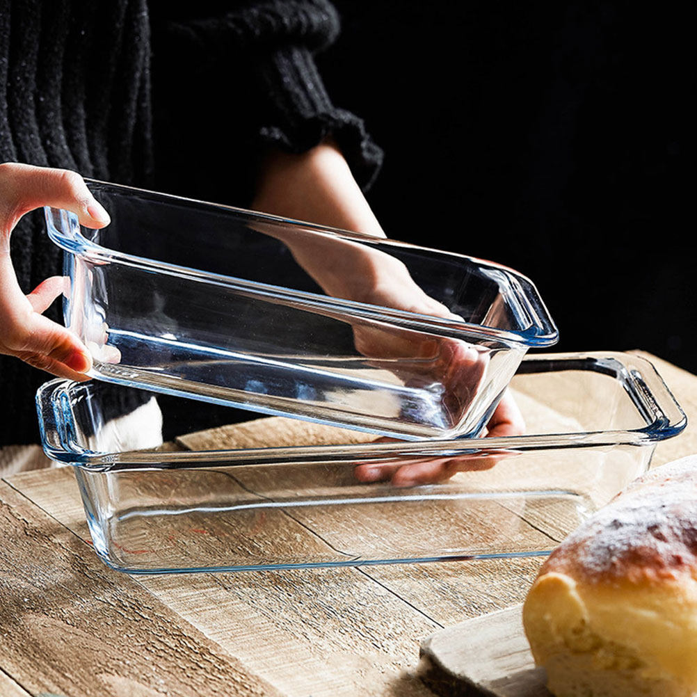 1Pcs Premium Tempered Glass Ba - Kitchen Baking Pan Storage recensie en prijs