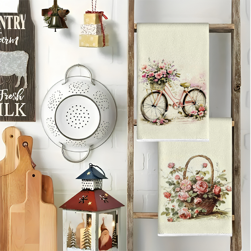 2Pcs, Flower Cart + Rose Baske - Kitchen Baking Cart recensie en prijs
