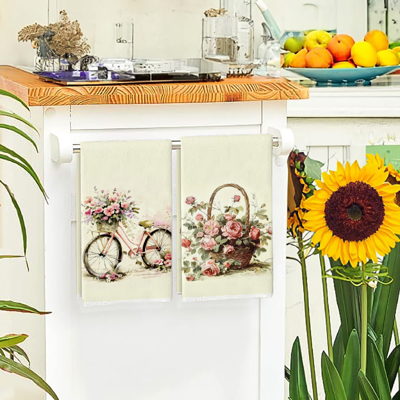 2Pcs, Flower Cart + Rose Baske - Kitchen Baking Cart recensie en prijs