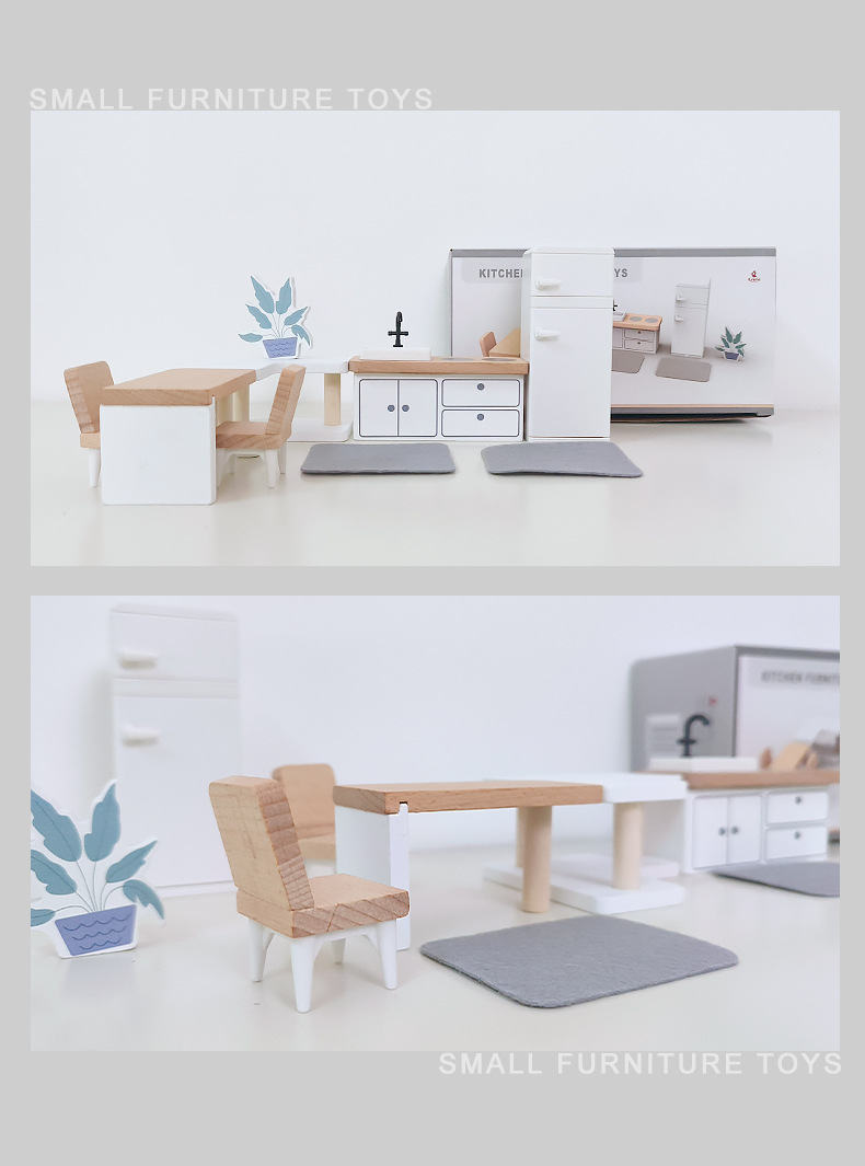 Modern dollhouse furniture kit - Kitchen Queen recensie en prijs