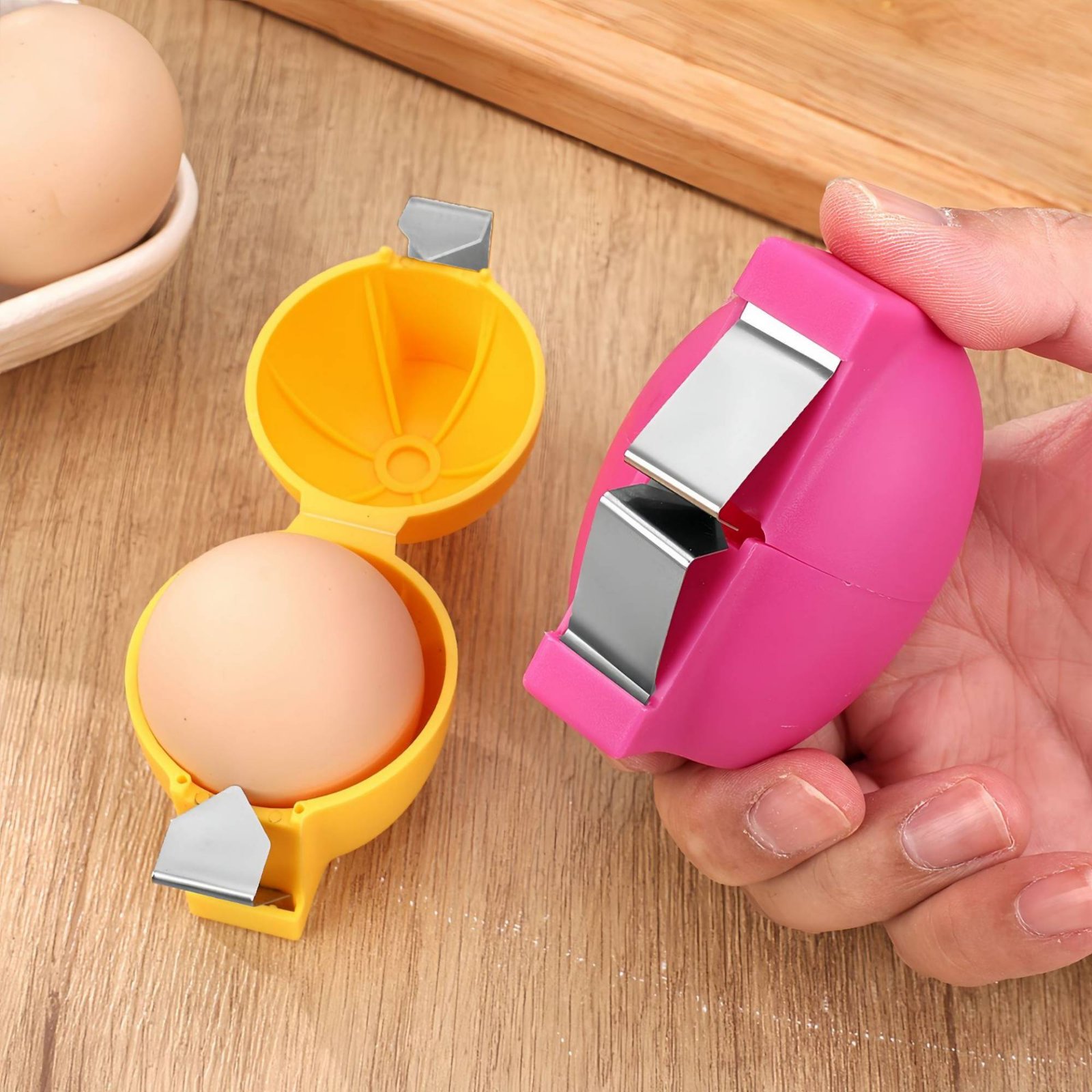 Hen Fruit Shell Opener No Mess - Kitchen Baking Mess recensie en prijs