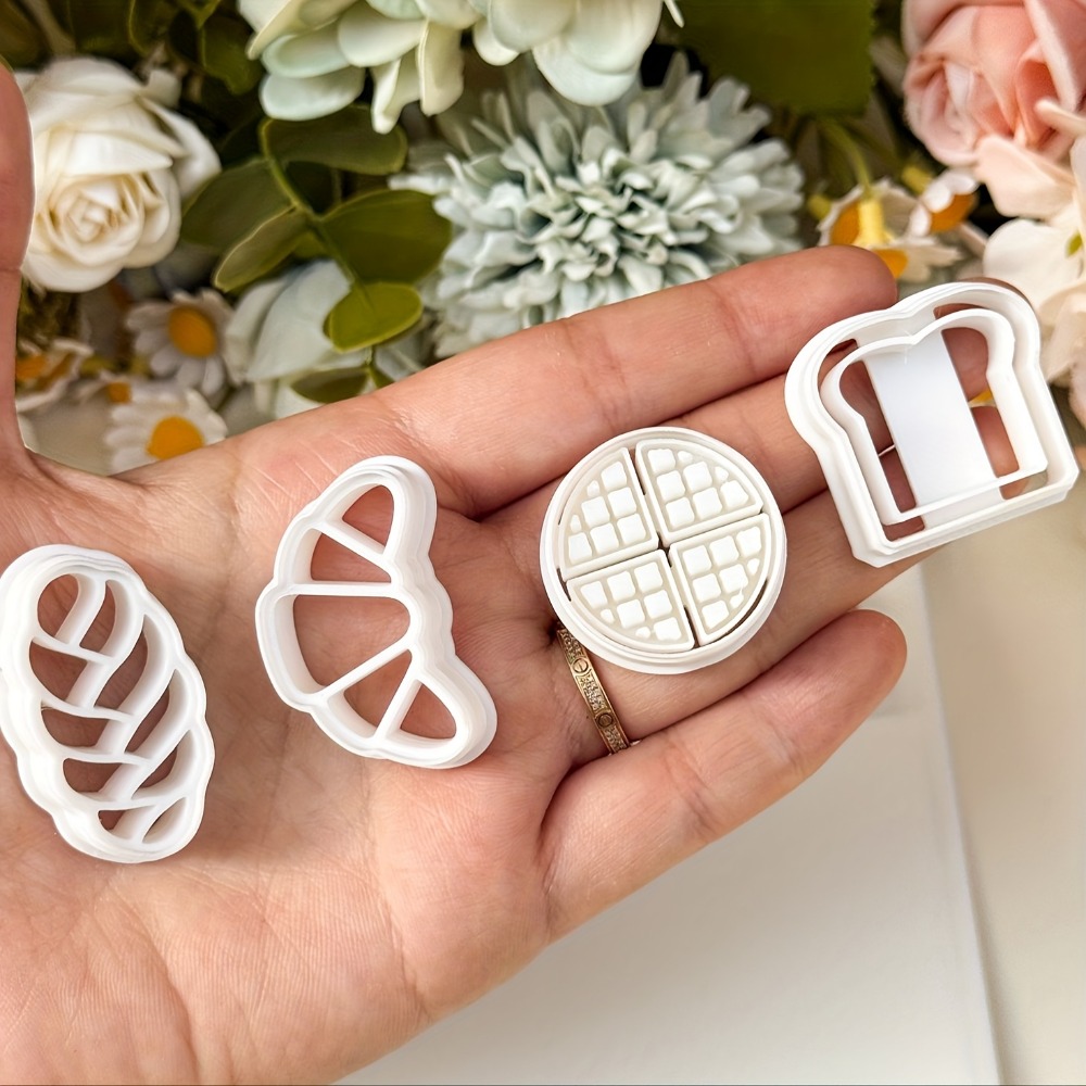 4Pcs Bread Themed Cookie Cutte - Kitchen Baking Cookies recensie en prijs