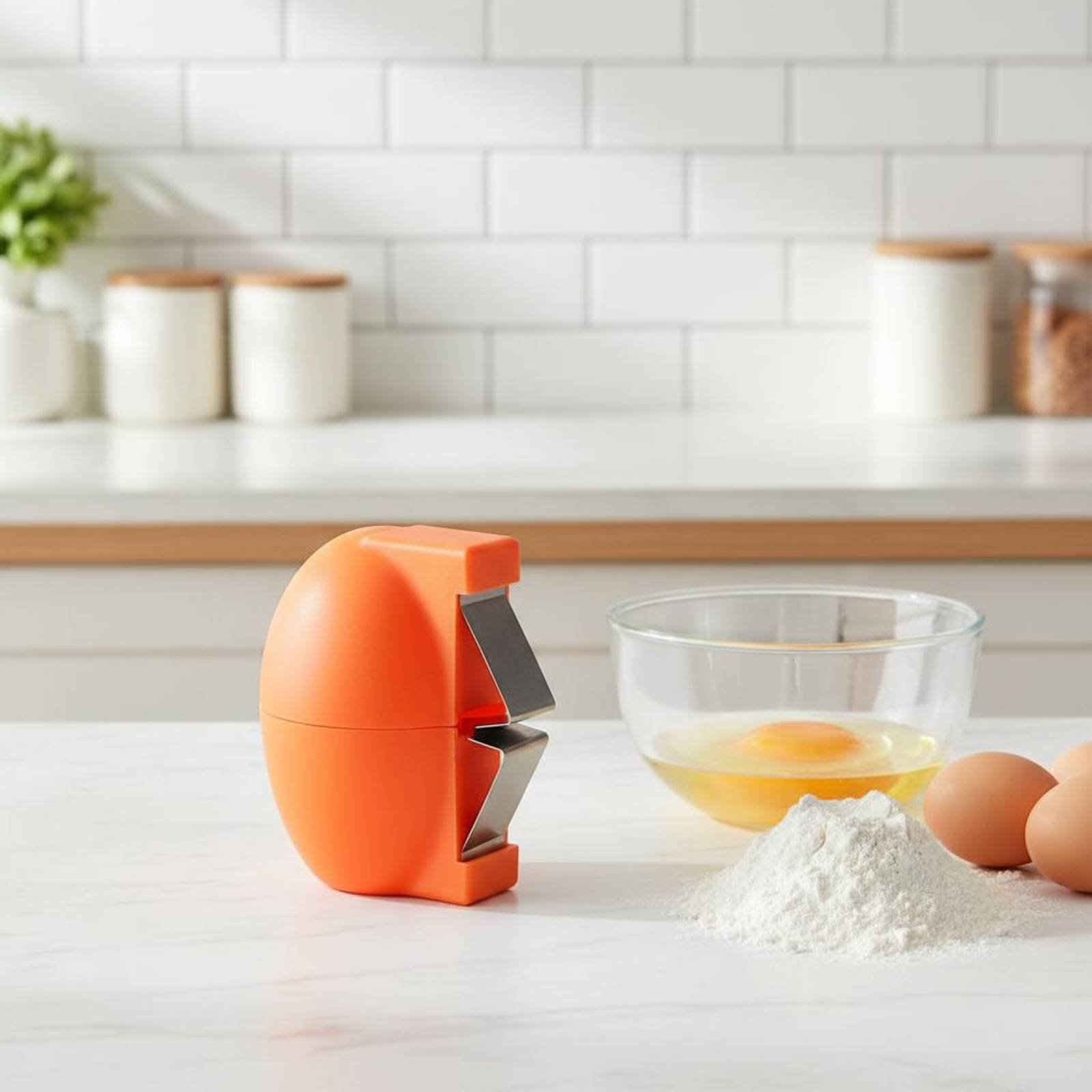 Hen Fruit Shell Opener No Mess - Kitchen Baking Mess recensie en prijs