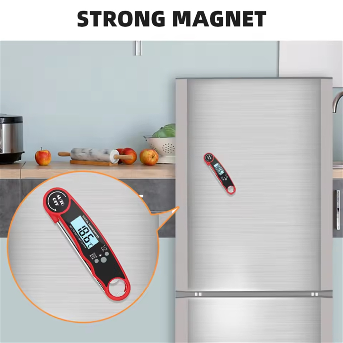 A002 Food Thermometer Kitchen  - Kitchen With Baking Area recensie en prijs