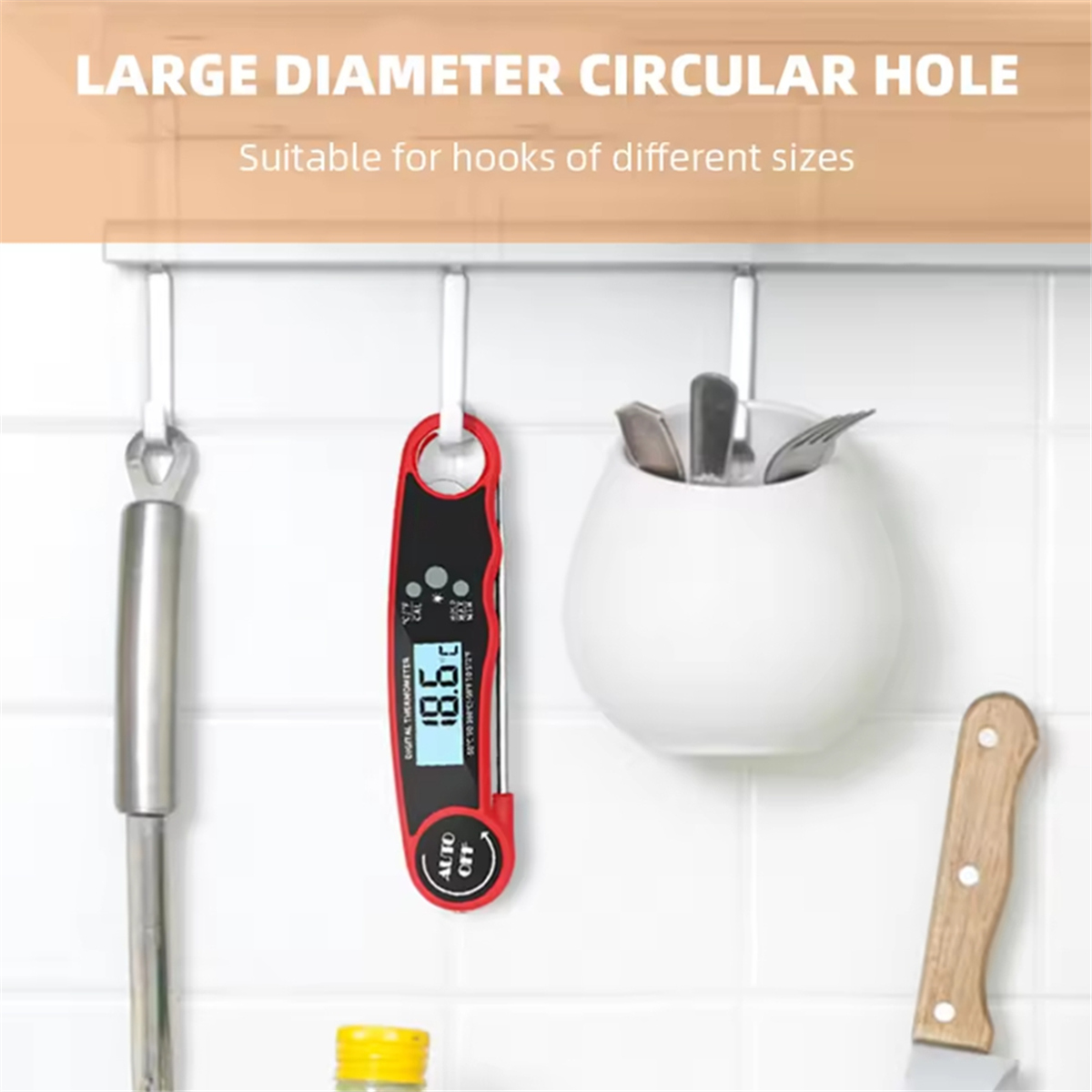 A002 Food Thermometer Kitchen  - Kitchen With Baking Area recensie en prijs