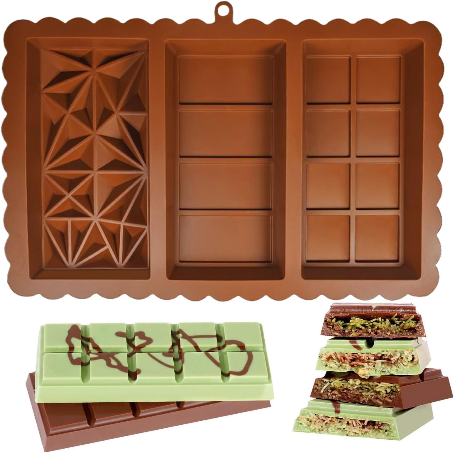 Silicone chocolate bar molds,  - Silicone Cake Mold recensie en prijs