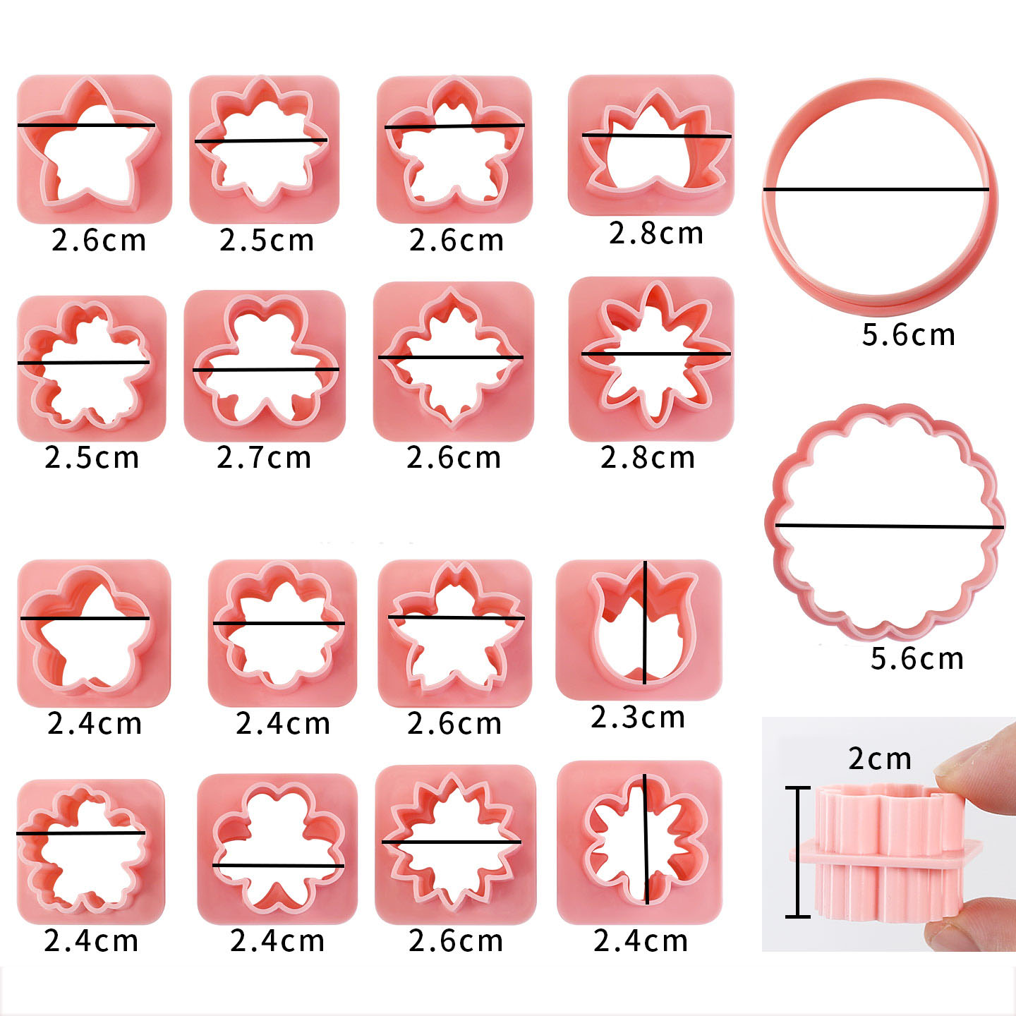 10 Pcs Vintage Flower Jam Cook - Kitchen Baking Cookies recensie en prijs