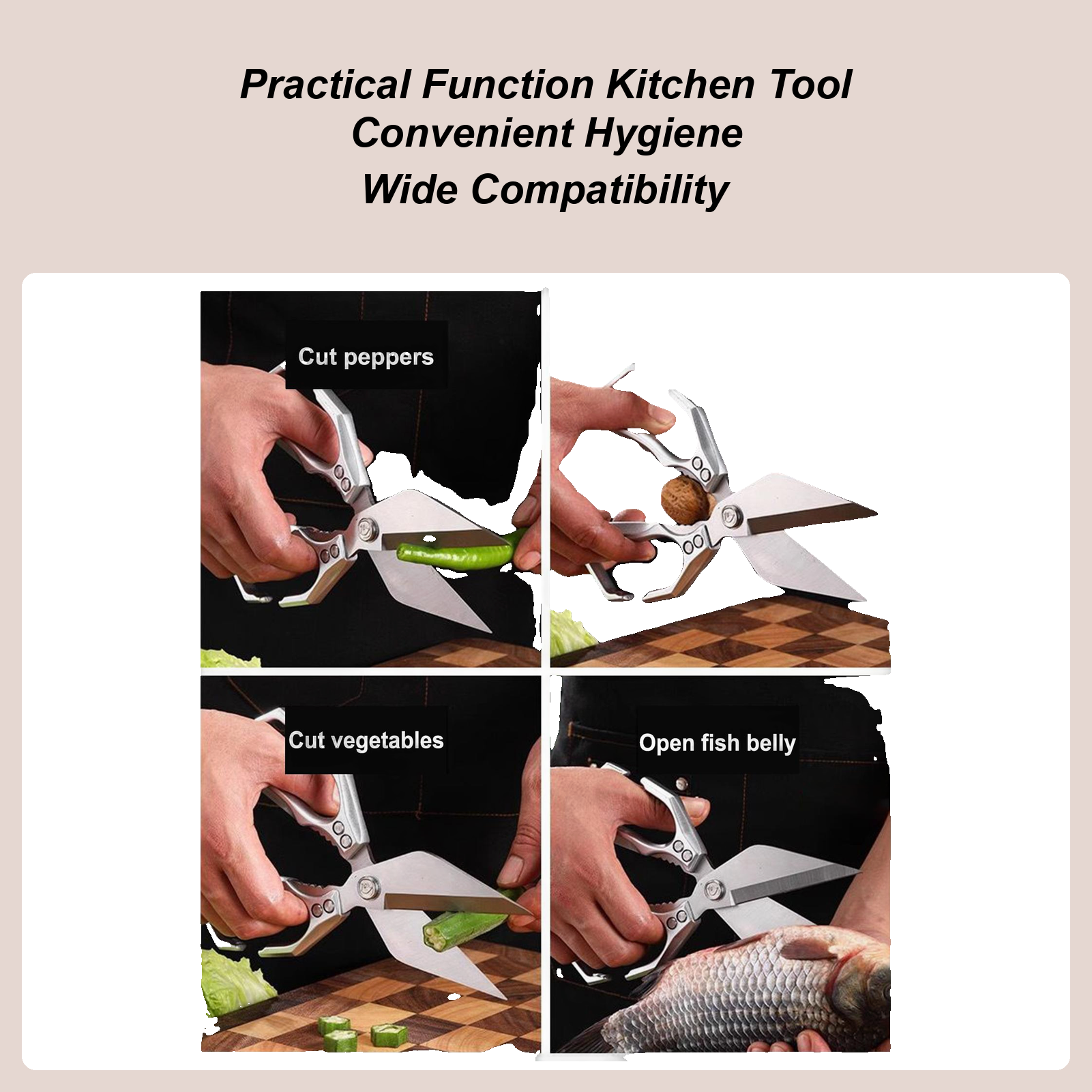 2-in-1 Kitchen Shears Food Pou - Kitchen Shears In Baking recensie en prijs