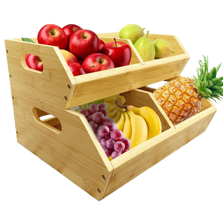 Stackable Vegetable Storage Bi - Kitchen Baking Pantry recensie en prijs