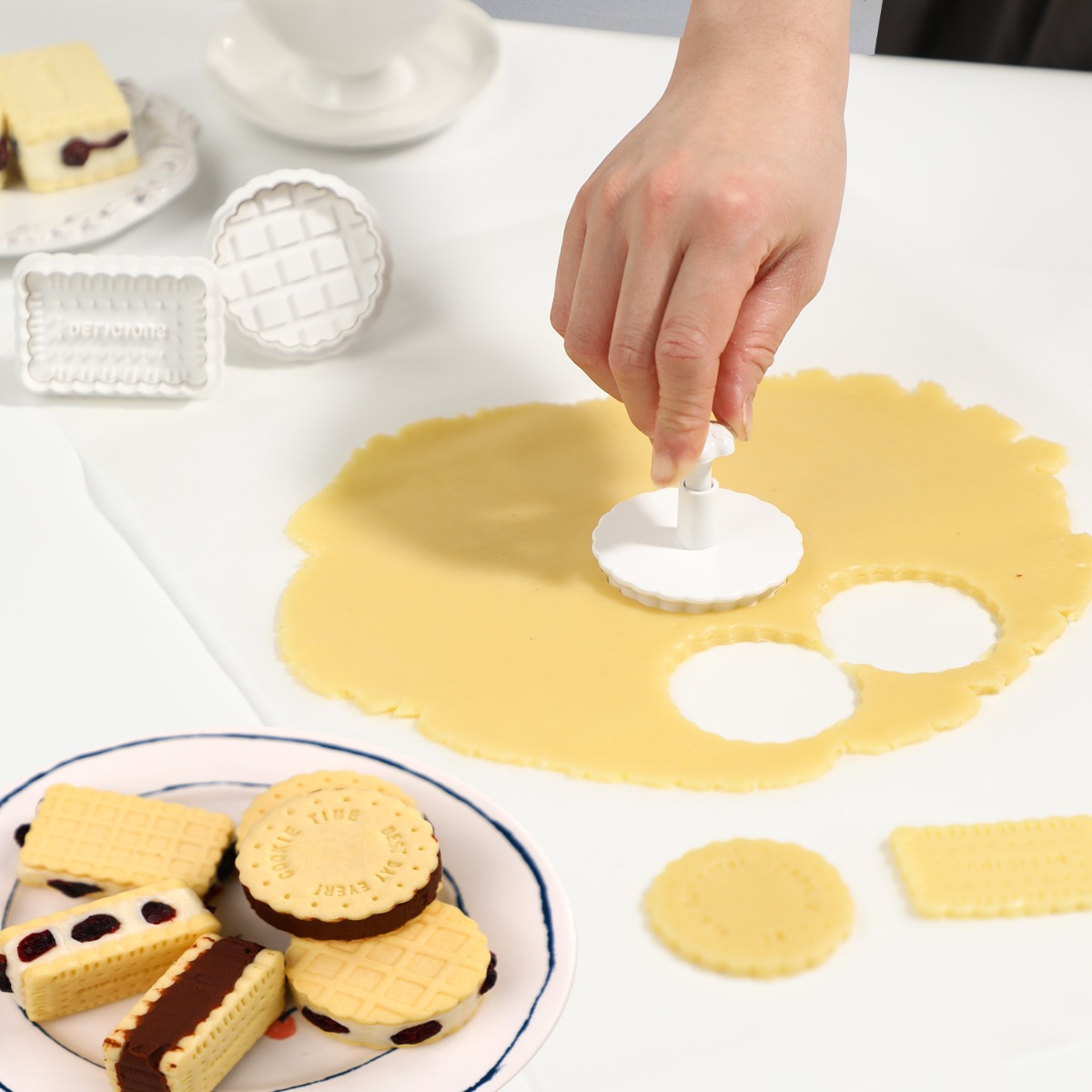 Cookie Mold Press Type Sandwic - Kitchen Baking Cookies recensie en prijs