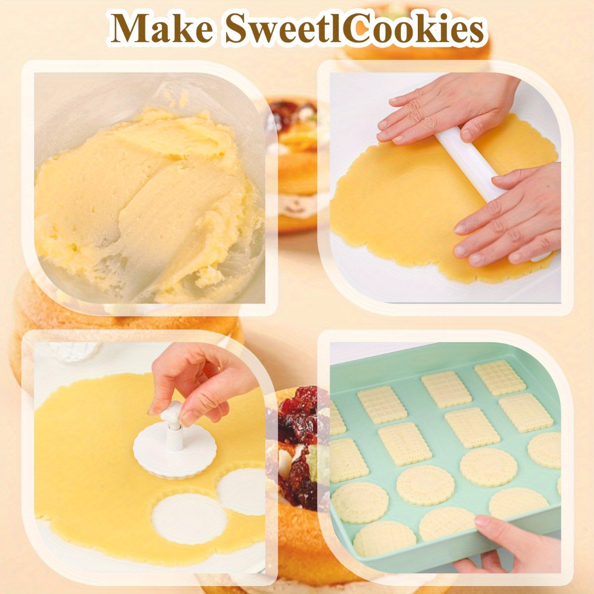 Cookie Mold Press Type Sandwic - Kitchen Baking Cookies recensie en prijs