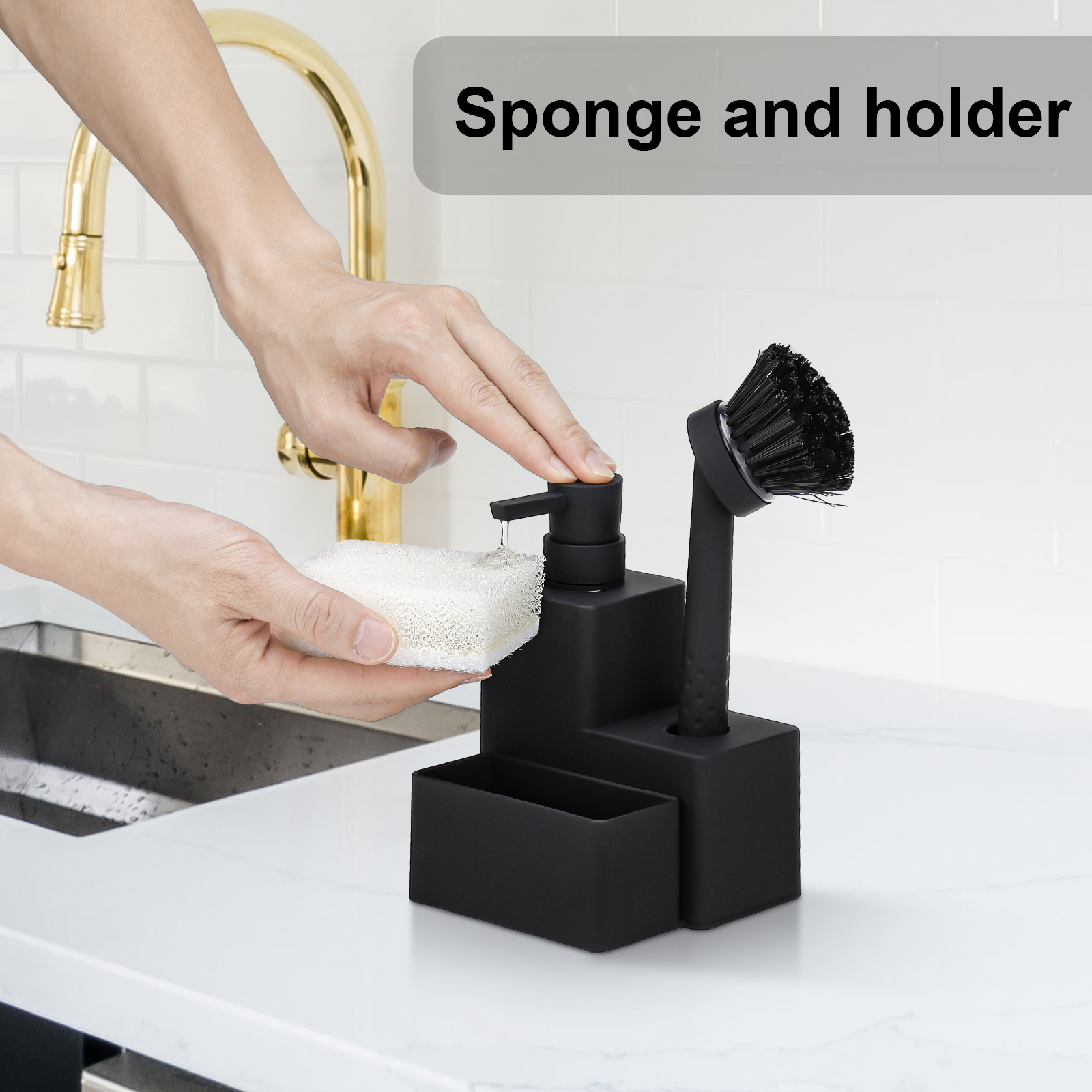 Modern Square Dish Soap Dispen - Kitchen Baking Utensil Set recensie en prijs