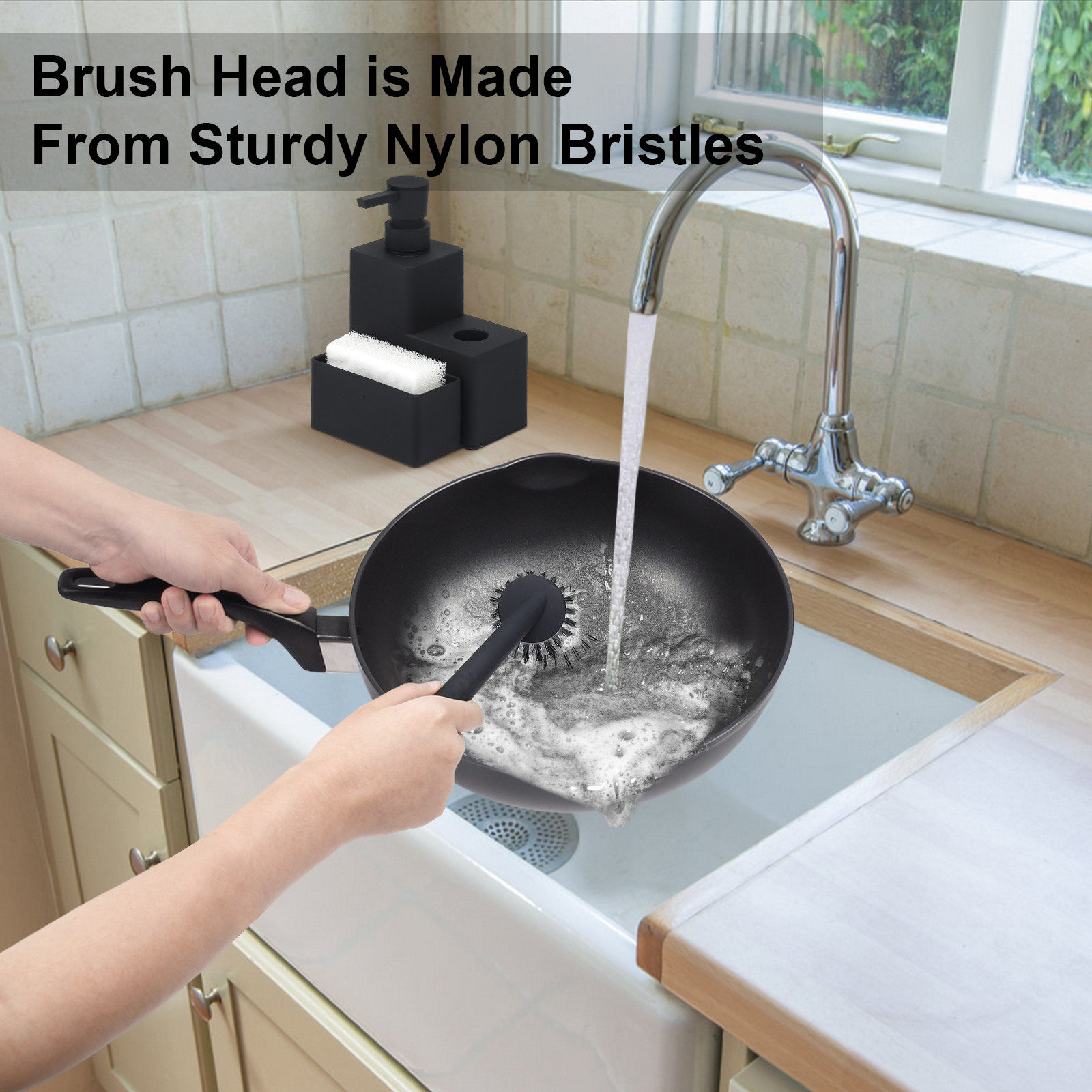 Modern Square Dish Soap Dispen - Kitchen Baking Utensil Set recensie en prijs