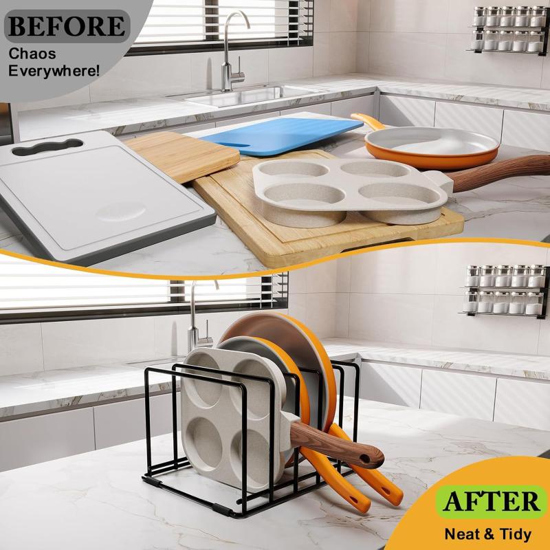 Anti-slip Feet Organizer Bakin - Kitchen Baking Pan Storage recensie en prijs