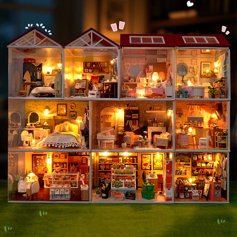 DIY Wooden Dollhouse Mini Bedr - Kitchen Queen recensie en prijs