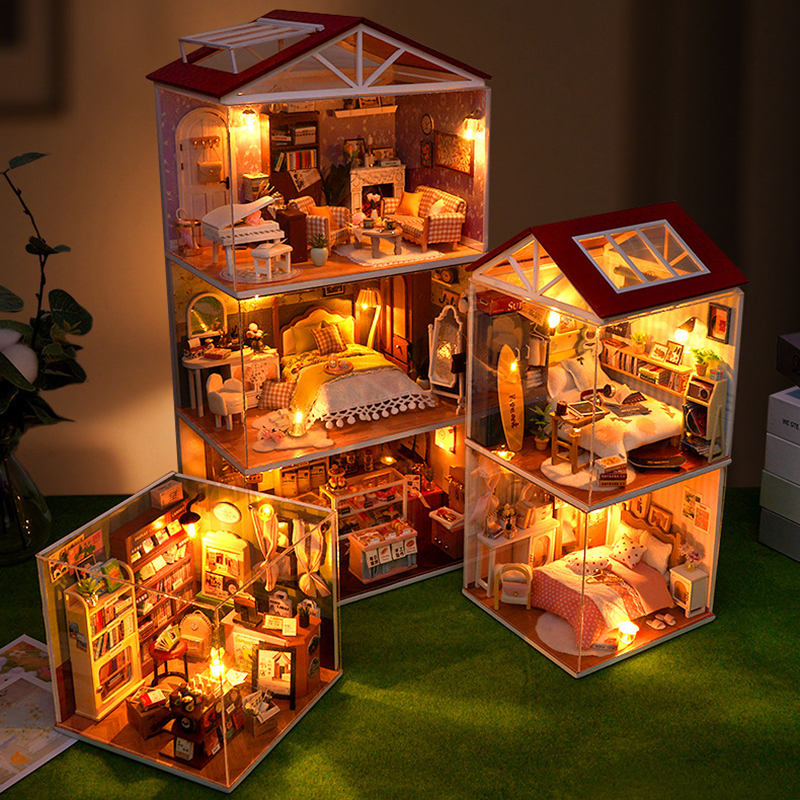 DIY Wooden Dollhouse Mini Bedr - Kitchen Queen recensie en prijs