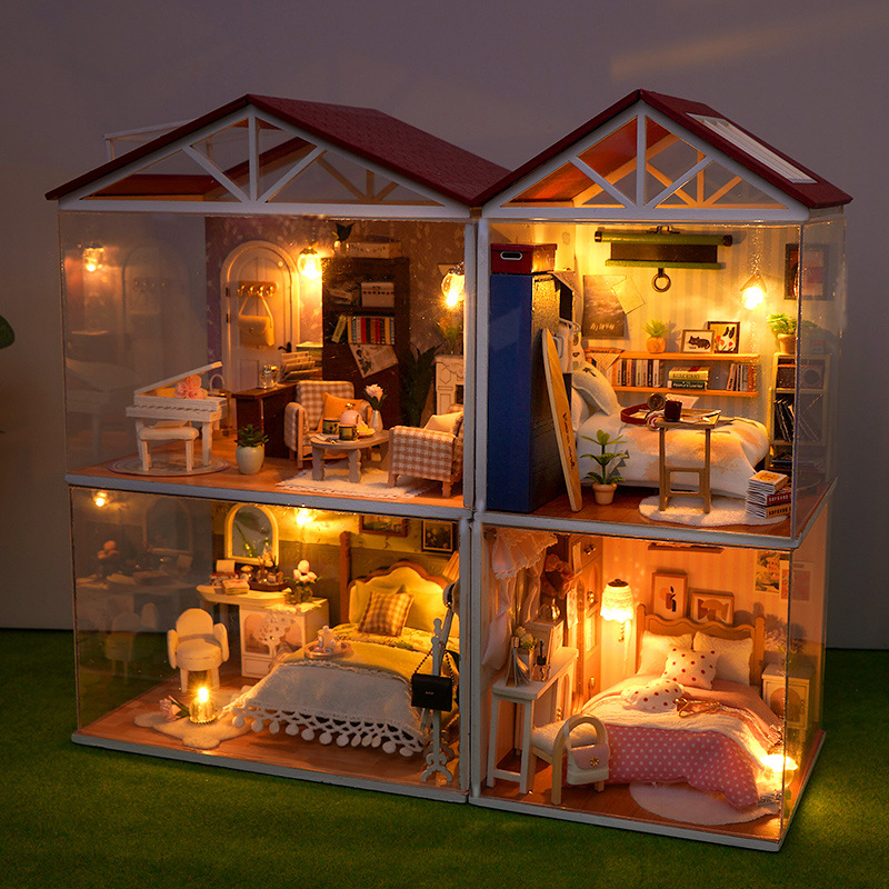 DIY Wooden Dollhouse Mini Bedr - Kitchen Queen recensie en prijs