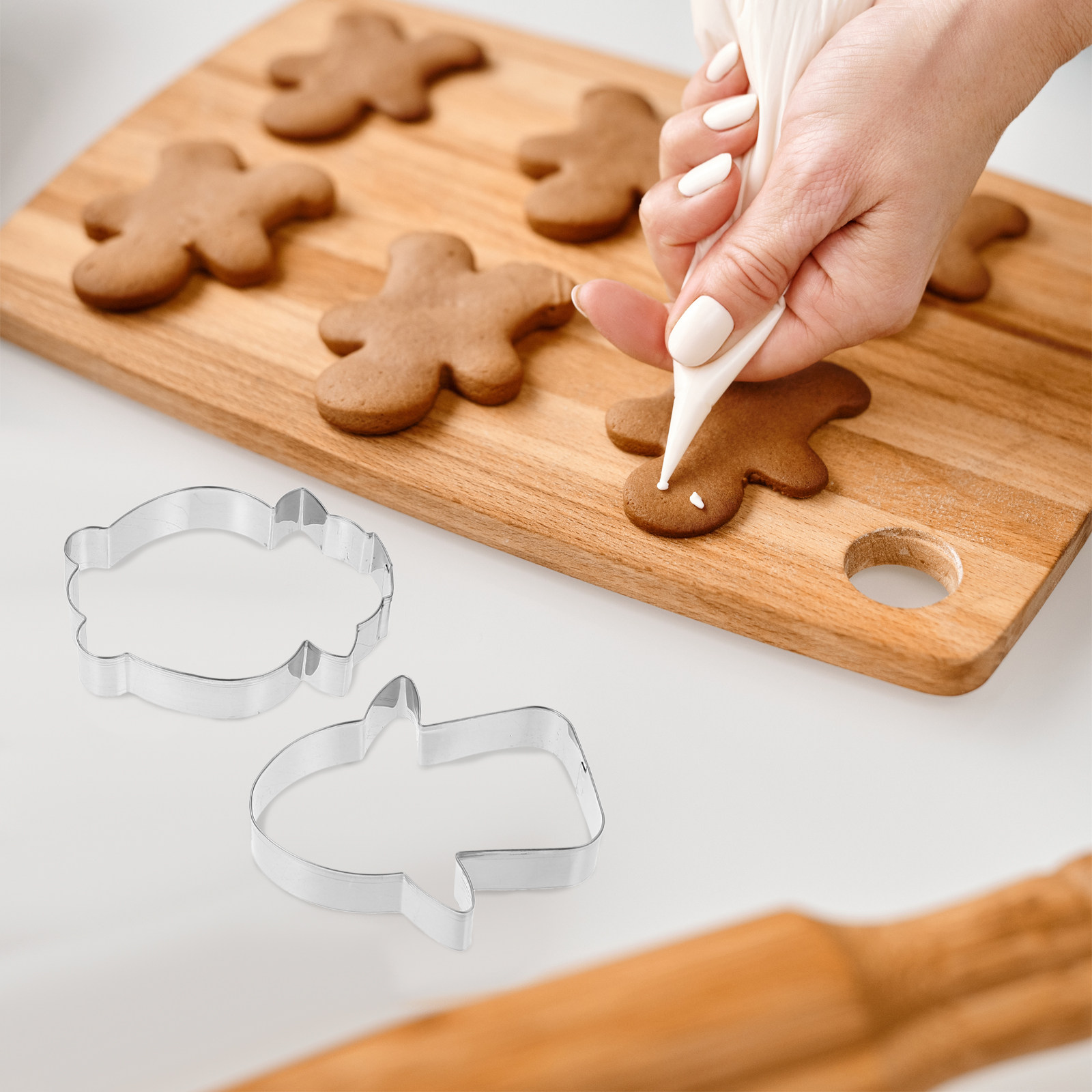 8Pcs Biscuit Cookie Molds Stai - Kitchen Baking Cookies recensie en prijs